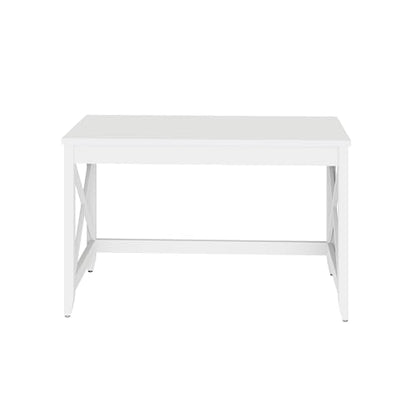 Workspace by Farmhouse Writing Desk, 47.24" x 23.62" x 29.53", White