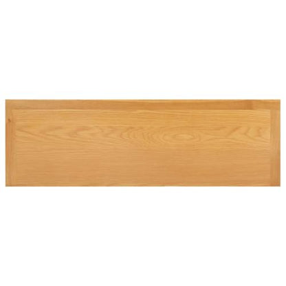 Solid Oak Wood Chest of Drawers 6 Drawer 41.3x13.2x28.7 Inches, view 8