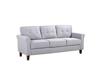 68" Tufted Modern Sofa, Chaise Lounge with Stable Structure, view 5