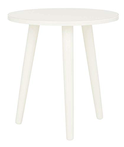 Safavieh Home Orion Modern Antique White Round Accent Table