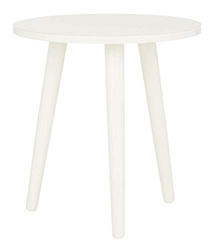 Safavieh Home Orion Modern Antique White Round Accent Table