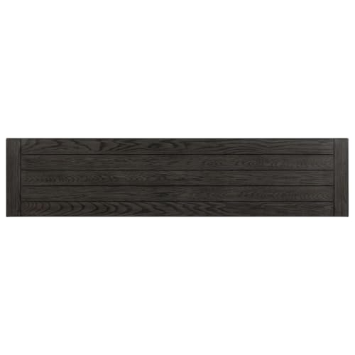 Liberty Furniture Allyson Park Heated LED Fireplace TV Console for Living Rooms 80 Inch - Wirebrushed White with Charcoal Tops