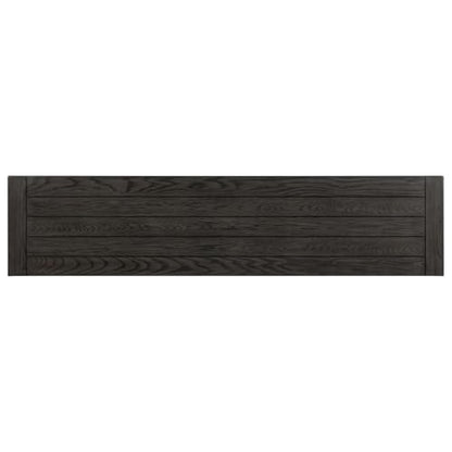 Liberty Furniture Allyson Park Heated LED Fireplace TV Console for Living Rooms 80 Inch - Wirebrushed White with Charcoal Tops