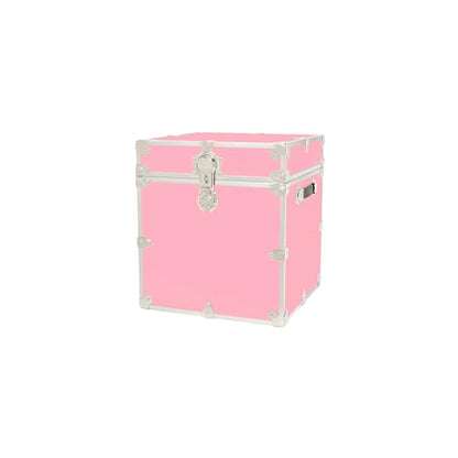 Classic Cube Trunk - Home Storage Box, College Footlocker and Seating - 18"x18"x20", 1500+ lbs Capacity, Many Colors, Soft-Close Lid. USA Made Secure Dorm Furniture & Organization