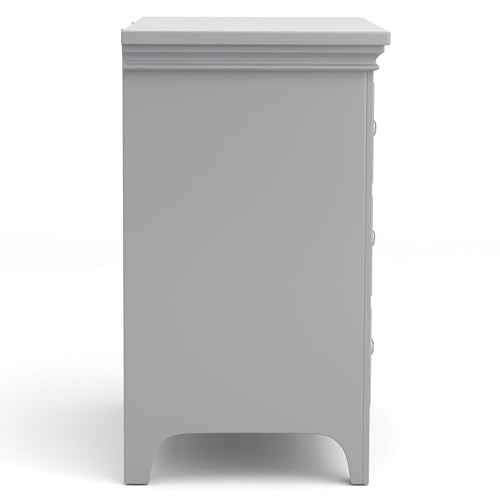 Furniture of America Ender Wood Gray Nightstand with USB and Care Kit