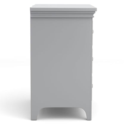 Furniture of America Ender Wood Gray Nightstand with USB and Care Kit