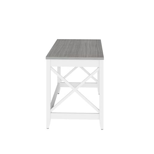 Home Office Desk, 47"x23"x29", Stylish Rustic Vintage Farmhouse Table, view 6