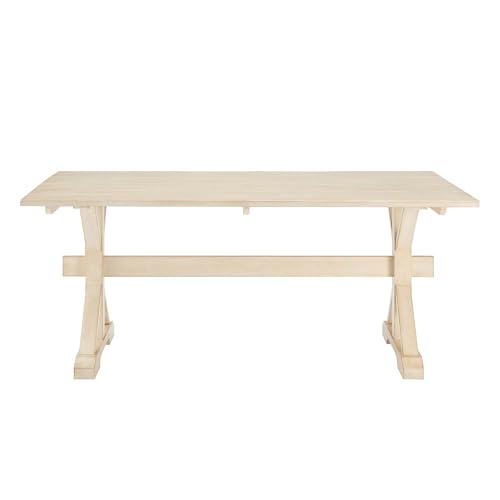 Windchime 71Inch Dining Table Solid Wood Natural Finish Modern Kitchen Room Entertaining Home Furniture Quality Stylish Elegant Durable Refined Versatile Contemporary