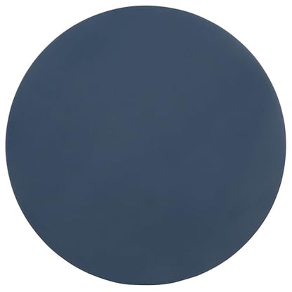 SAFAVIEH Furniture - Rue Accent Table - Navy Blue - Solid Wood Pedestal Side Table - Round Top Modern Design - Fully Assembled - Ideal for Living Room, Bedroom, 12.5" W x 12.5" D x 24.5" H (ACC3266A)
