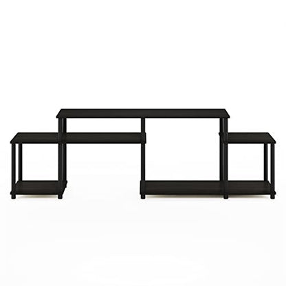 Turn-N-Tube Handel Stand for TV up to 55 Inch, Espresso