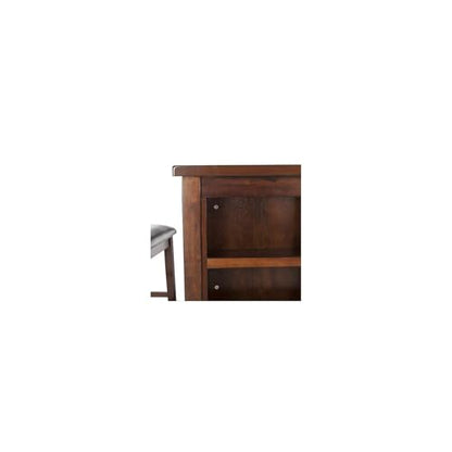 Safavieh Home Collection Everest 3 Piece Pub Set Mahogany and Black