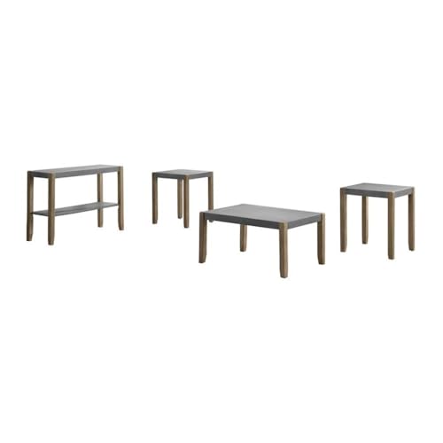 Newport Living Room Set, Concrete Gray