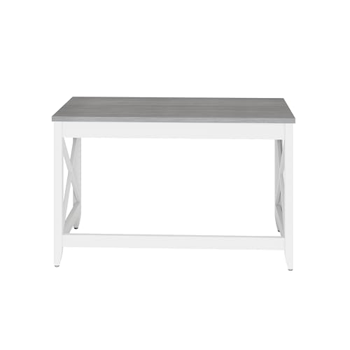 Home Office Desk, 47"x23"x29", Stylish Rustic Vintage Farmhouse Table, view 7