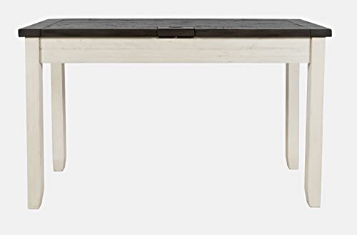 Jofran Madison County Solid Pine Wood Farmhouse Desk with USB Charging, view 6