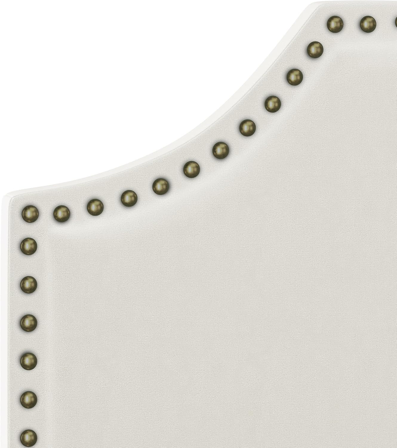 , Cynthia Upholstered Full/Queen Adjustable Headboard, Cream