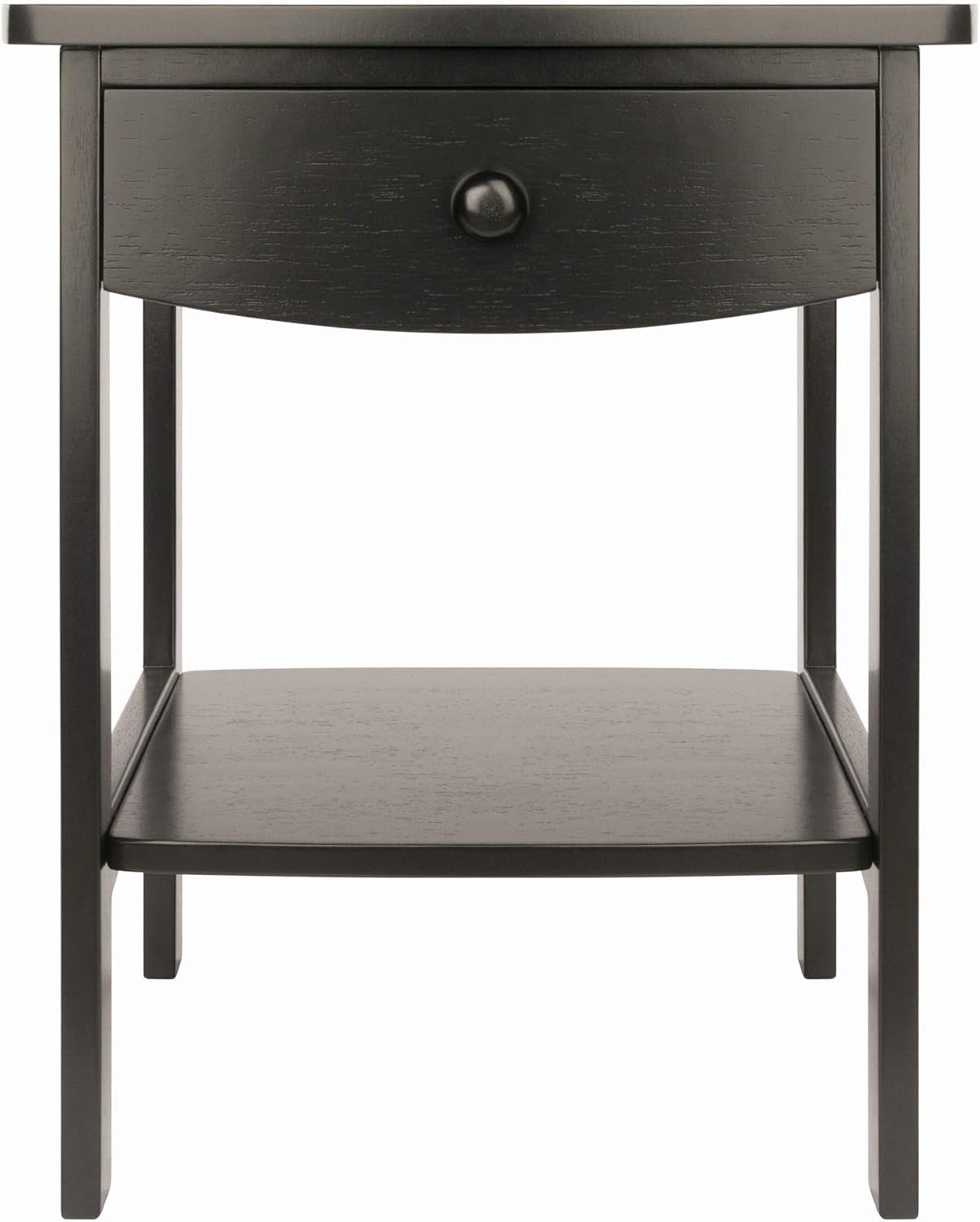Claire Accent Table, 18 In, Black