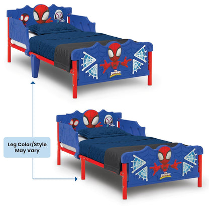 Spidey and His Amazing Friends 3D Toddler Bed, Blue