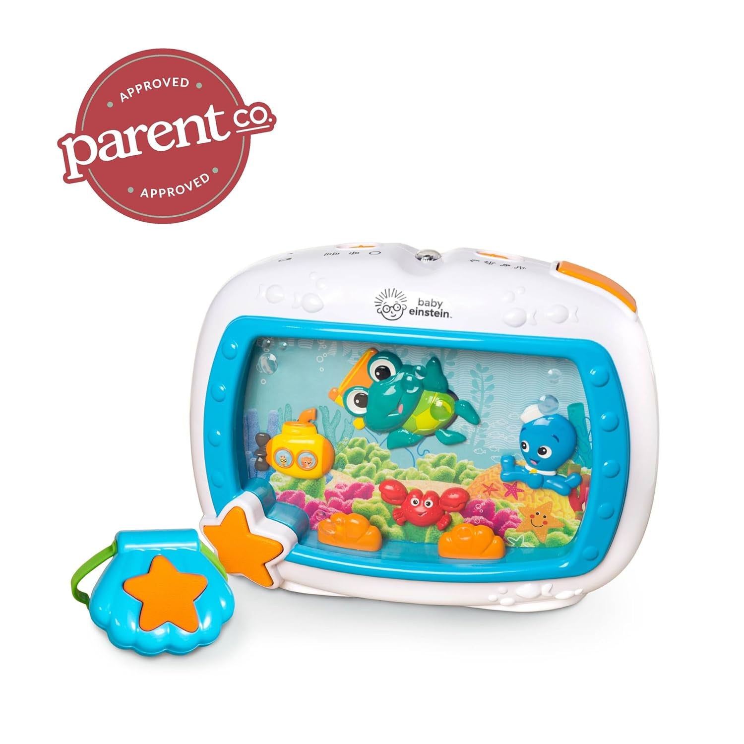 Sea Dreams Soother Musical Crib Toy and Sound Machine, Newborn and Up