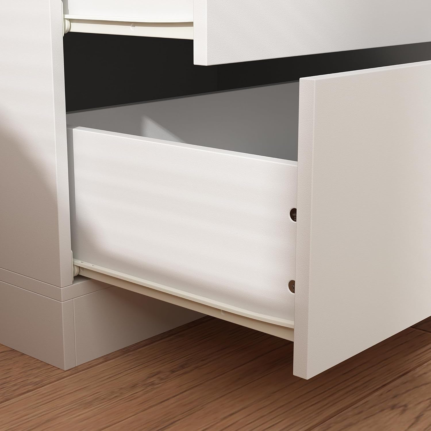 Armoire Wardrobe Closet with 4 Doors & 2 Hanging Rods, Wooden Clothing Storage Cabinet with Drawers & Shelves for Bedroom, White, 19.7" D X 63" W X 70.9" H