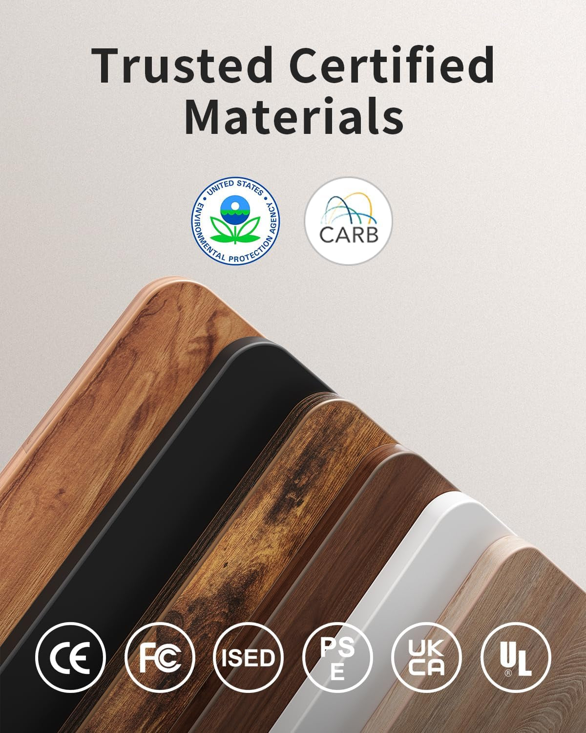 Standing Desk, 48 × 24 Inches Electric Height Adjustable, Sit and Stand Up, Computer Office Desk with Splice Board, White Frame/Maple TOP