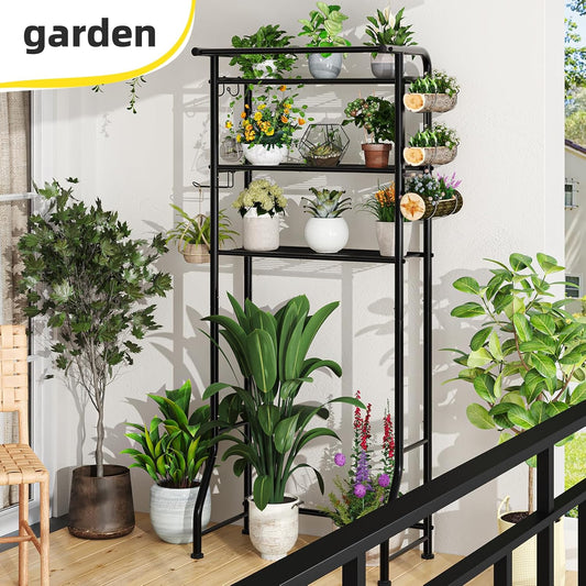 3 Tier over the Toilet Rack, Shelf Bathroom, Bathroom Stand Organizer Space Saver, Black