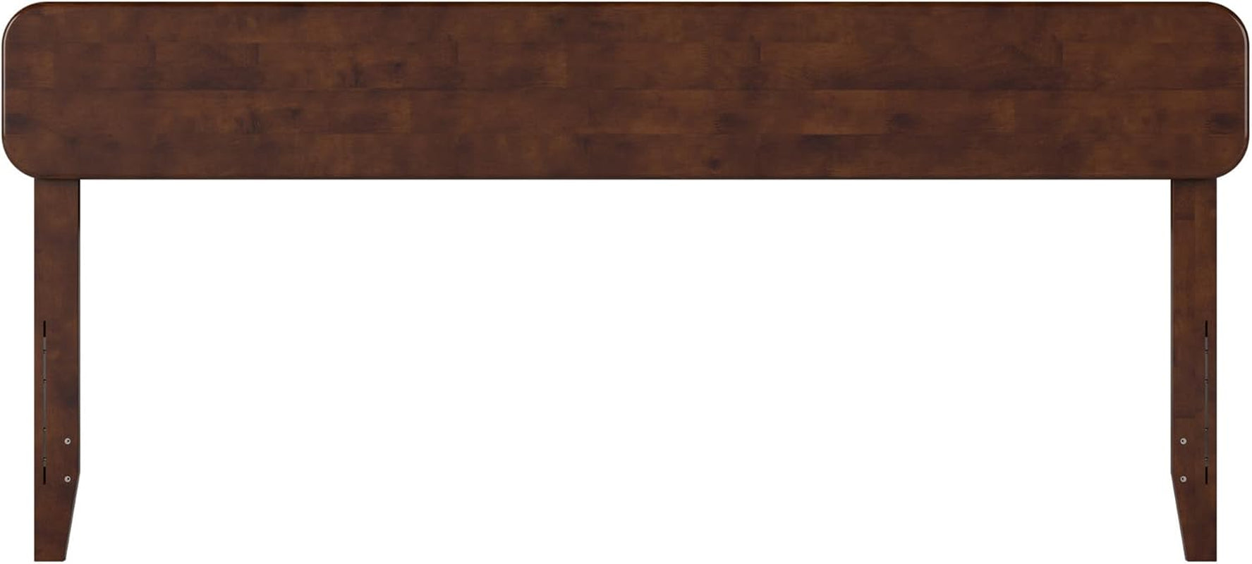 , Florence Adjustable Modern round King Solid Wood Headboard, Walnut