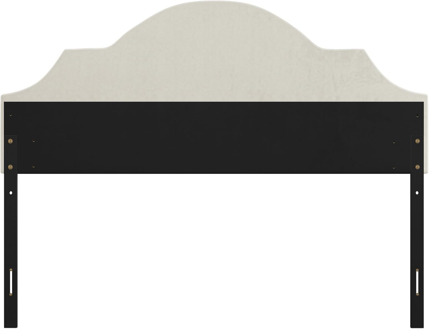 , Cynthia Upholstered Full/Queen Adjustable Headboard, Cream