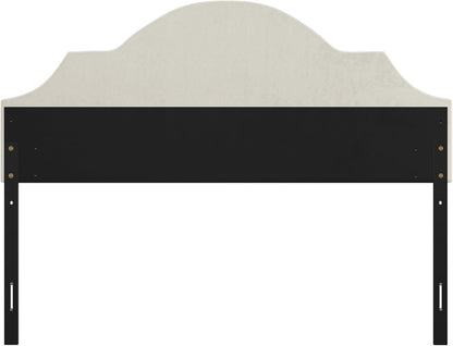 , Cynthia Upholstered Full/Queen Adjustable Headboard, Cream