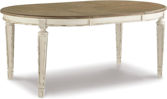 Realyn Dining Room Table, 0, Chipped White