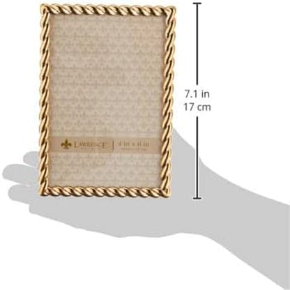 4X6 Golden Rope Picture Frame (712046)