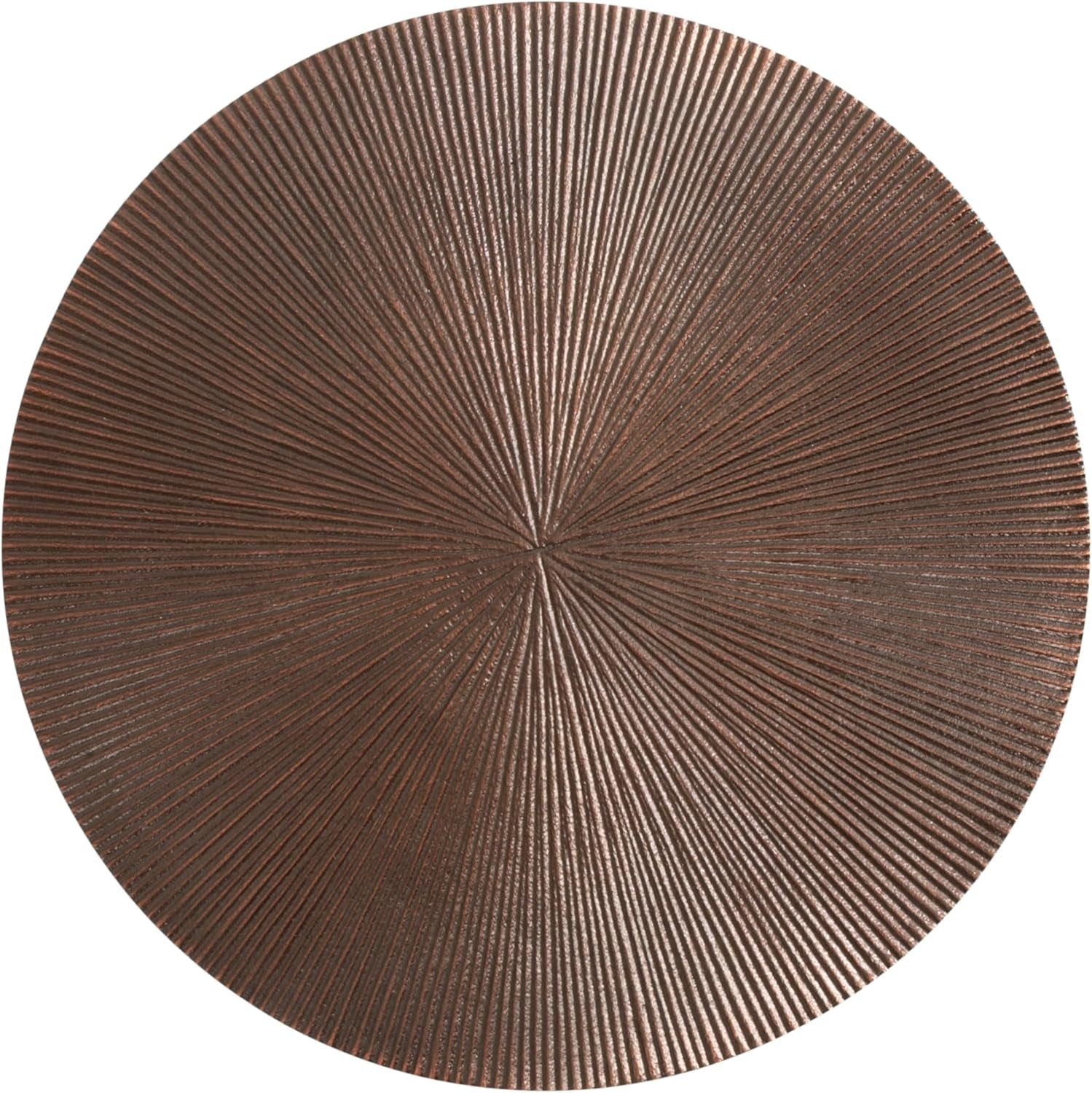 Engles Traditional Adjustable-Height Pedestal Drink Table; 10 X 10 X 30; Bronze; Vintage round Indoor Metal Plant Stand with Embossed Sunburst Pattern
