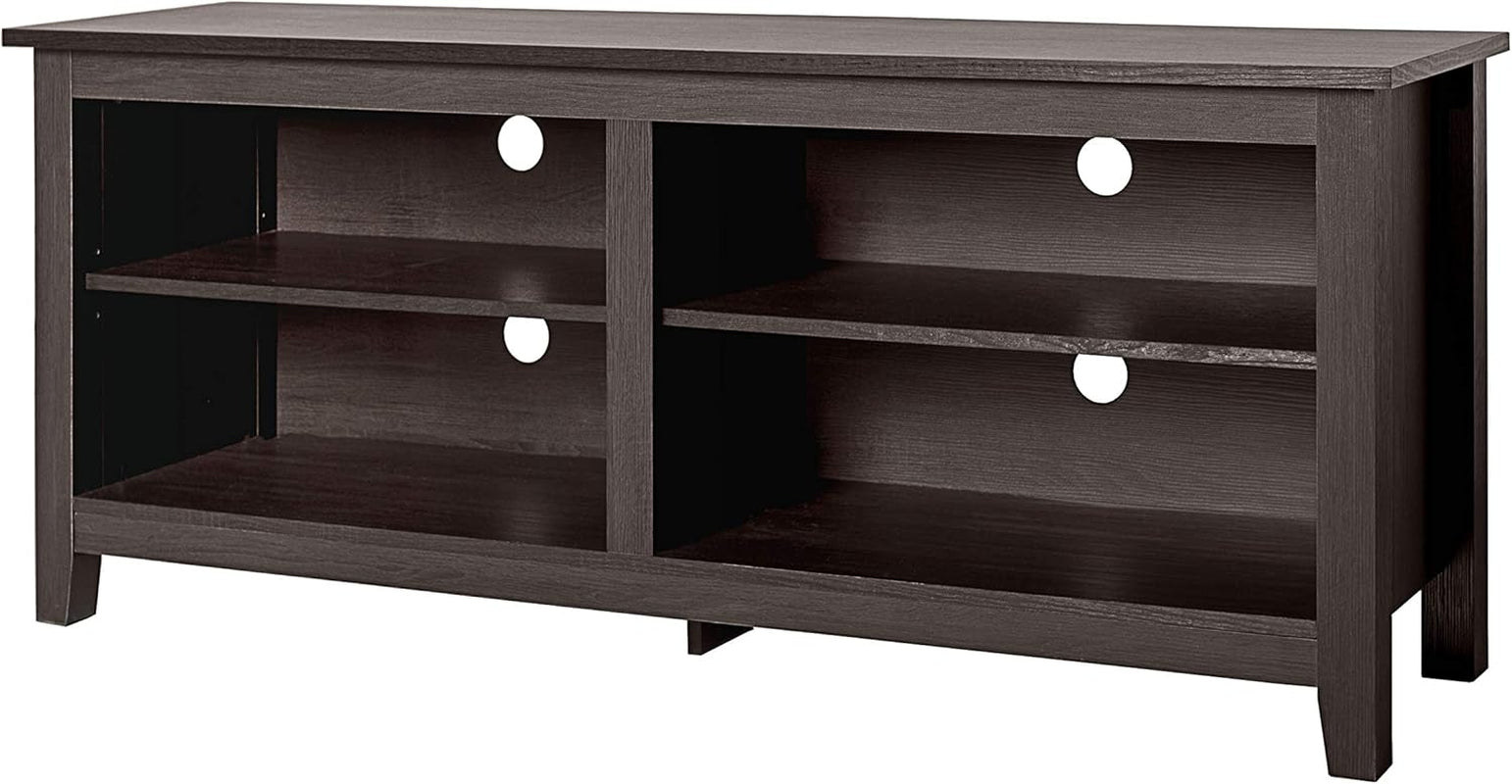 Wren Classic TV Console Entertainment Media Stand with Storage for Televisions up to 65 Inches, 58 Inch, Espresso
