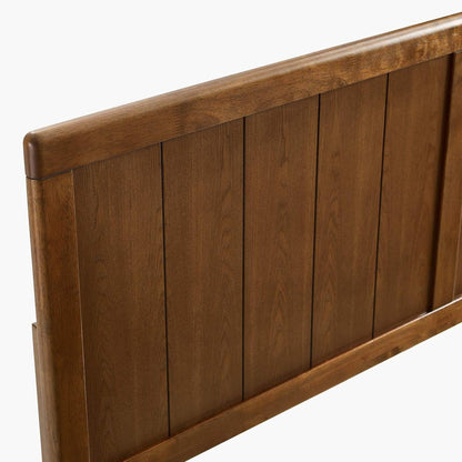 MOD-6218-WAL Robbie Queen Wood Headboard, Walnut