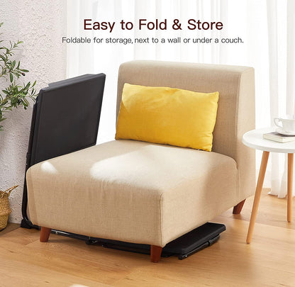 Adjustable TV Tray Set of 2 - TV Dinner Tray on Bed & Sofa, Comfortable TV Tray Table with 6 Height & 3 Tilt Angle Adjustments (2 Pack)