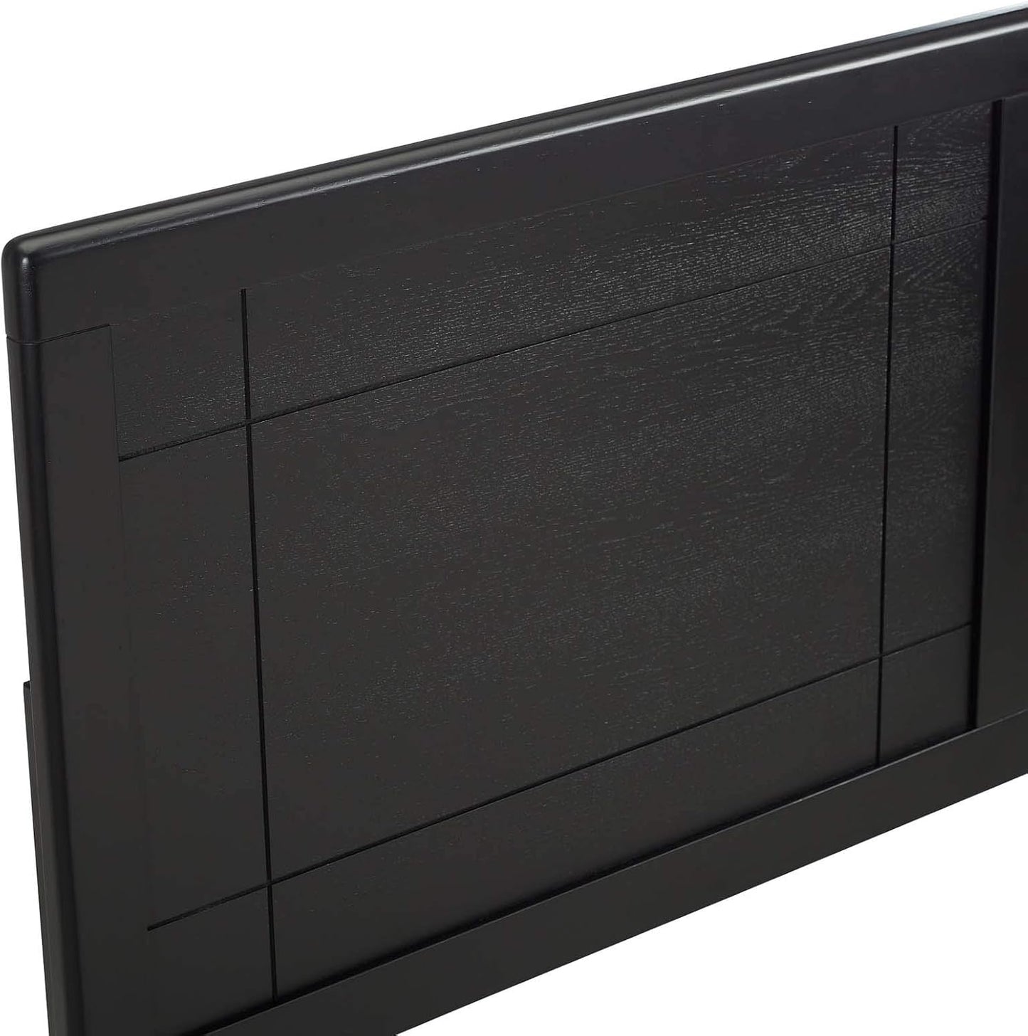 MOD-6221-BLK Archie Full Wood Headboard, Black
