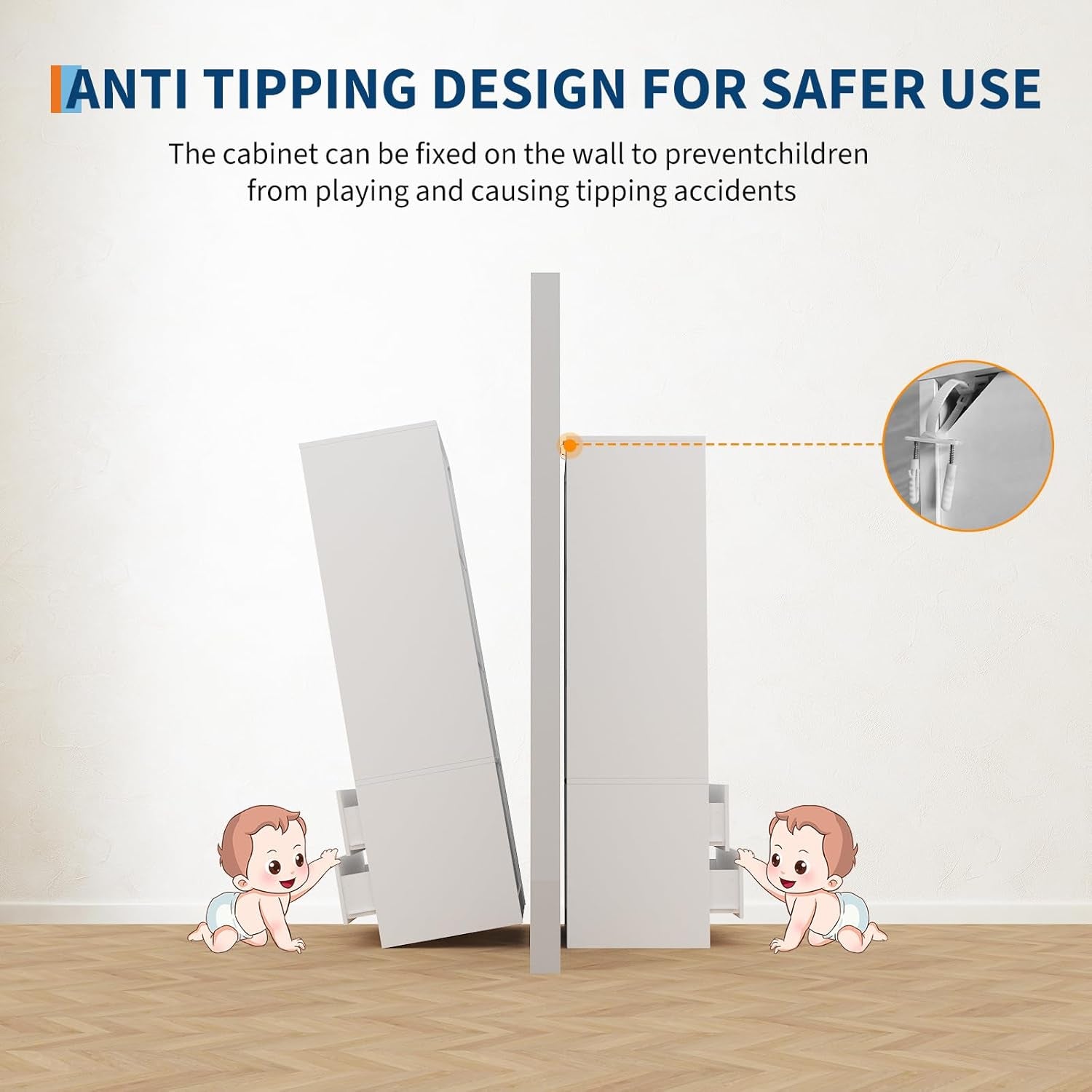 71" Armoire Wardrobe Closet, Modern Wooden Bedroom Armoire with 2 Drawers & 2 Doors and Adjustable Shelves，Clothing Storage Cabinet with Aluminum Hanging Rod, Locker