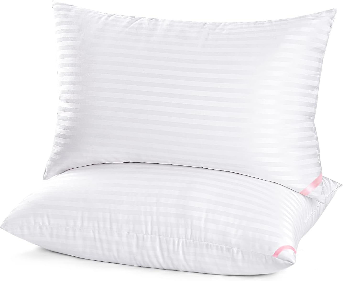 Hotel Collection Bed Pillows for Sleeping 2 Pack King Size，Pillows for Side and Back Sleepers,Super Soft down Alternative Microfiber Filled Pillows,20 X 36 Inches