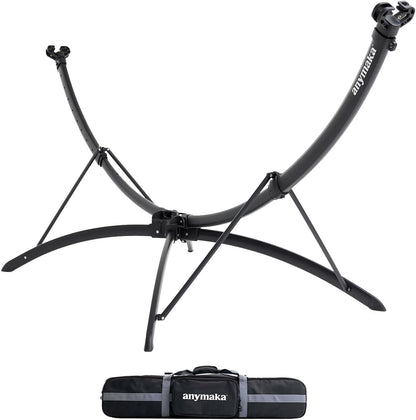 Set up in 3 Seconds Adjustable Portable Aluminum Alloy Hammock Stand for outside with Chair Mode & Lounge Mode up to 105''