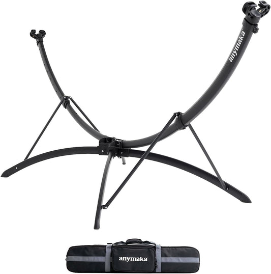 Set up in 3 Seconds Adjustable Portable Aluminum Alloy Hammock Stand for outside with Chair Mode & Lounge Mode up to 105''