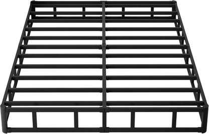 9 Inch Box Spring for Queen Bed, Heavy Duty Metal Box Spring Bed Base with Fabric Cover, Mattress Foundation, Easy Assembly, Noise Free, Black
