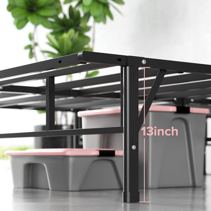 Sleep Master Do-It-Yourself Smart Platform Metal Bed Frame, Queen