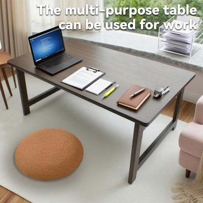 Japanese Folding Floor Table Foldable Coffee Tables Wood Low Tables Versatile for Sitting Dining Table Tea Tatami Desk No Assembly Unique (39.4 * 19.7 * 11.8 Inch)