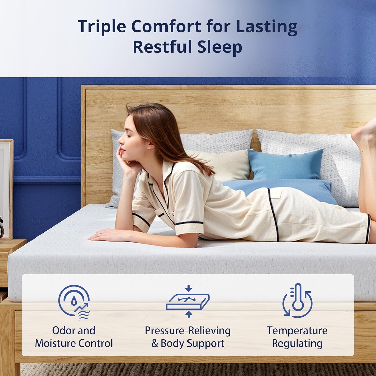 6 Inch Twin Mattress for Kids, Gel Memory Foam with Charcoal, Fiberglass Free, Certipur-Us Certified, Temperature-Regulating, Washable Cover, Medium Firm, Bed in a Box, 75"X38"X6"