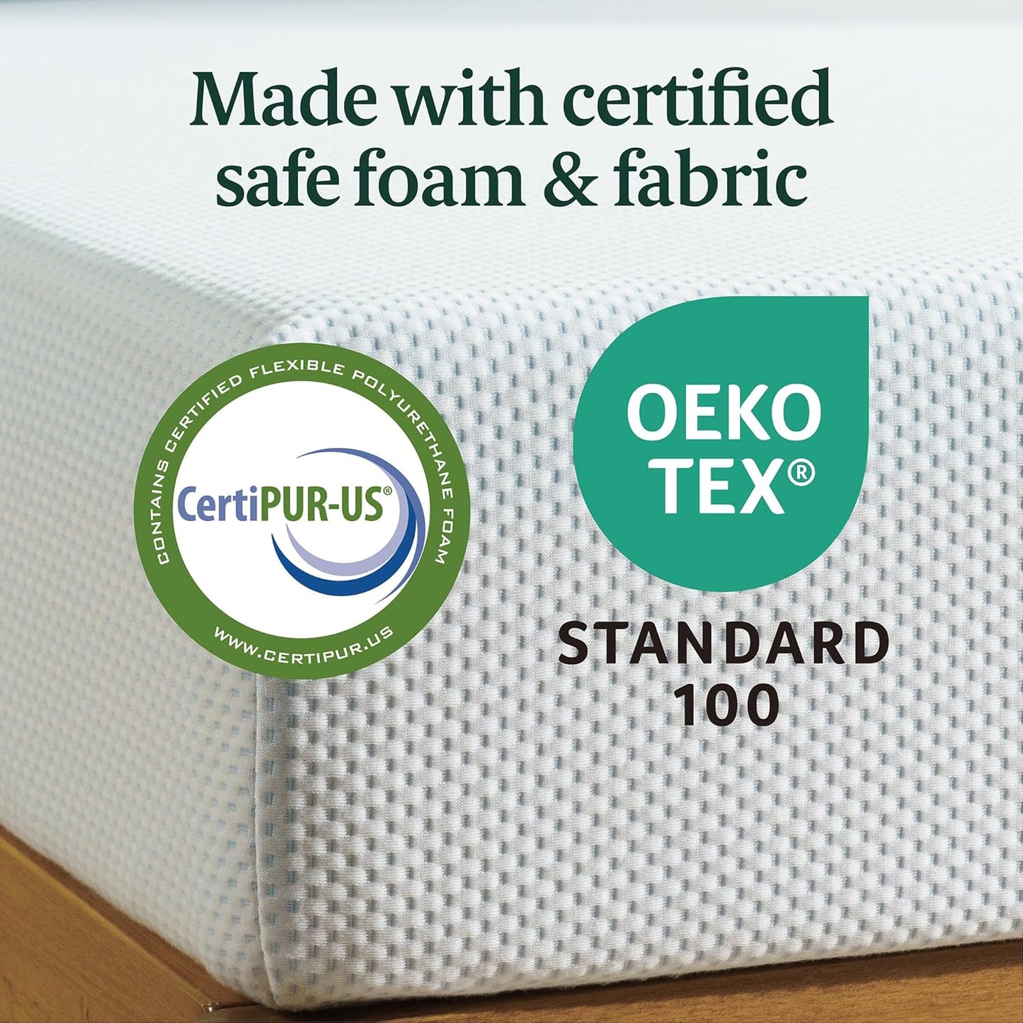 6 Inch Green Tea Cooling Memory Foam Mattress [New Version], Twin, Fiberglass Free, Medium Firmness, Cooling Gel Foam, Certified Safe Foams & Fabric, Mattress in a Box