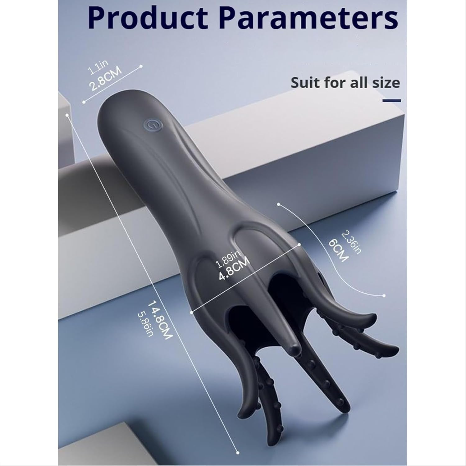 Mansculpt Wave Therapy Pro, Wave Therapy Pro for Ed, Waterproof USB Rechargeable Men’S Training Device, Easy to Clean & Portable (1Pc)