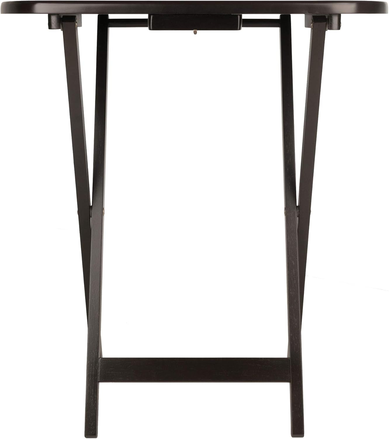 Cade Set of 2 Foldable Snack Tables, Oversized, for Living Room, 25", No Assembly, Coffee