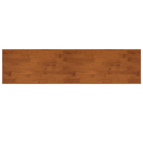 Draper 72" Wide Solid Wood TV Stand in Teak Brown, view 6