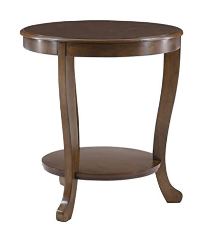 Powell Sabine Hazelnut Modern Classic Side Table