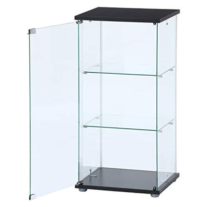不二貿易(Fujiboeki) 3 Tiers Glass Collection Case, 高さ86cm, Clear