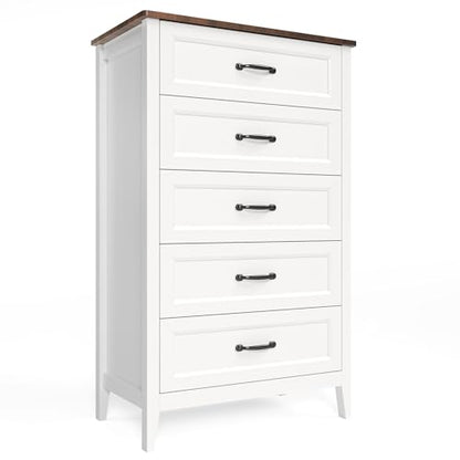 2-Piece Bedroom Furniture Set – Includes 5 Drawer Dresser and 6 Drawer Dresser, Chest of Drawers, Bedroom Set, Grate Gift for Yourself and Your Loved Ones, Ideal for Any Bedroom, Living Room